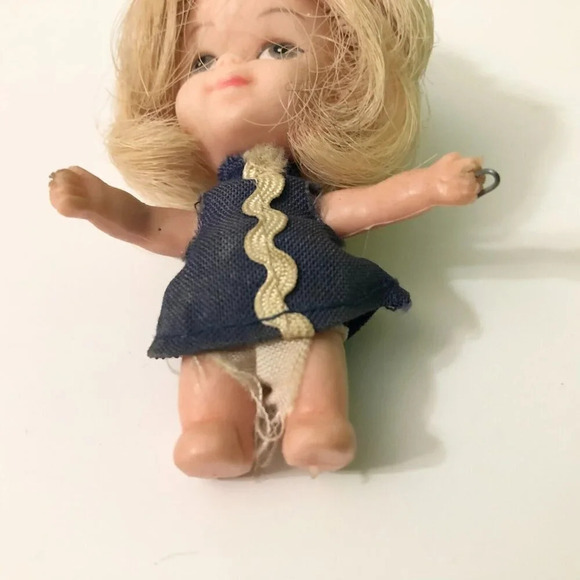 Vintage Liddle Kiddle Clone Doll 3 Inch Tall - Picture 4 of 16